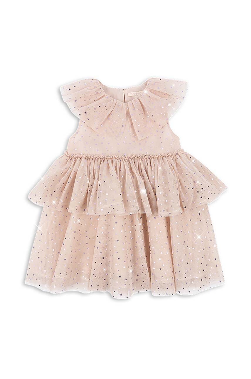 Konges Sløjd rochie fete FAIRY DRESS culoarea roz, mini, evazati, KS101513 Konges Sløjd rochie fete FAIRY DRESS culoarea roz, mini, evazati, KS101513
