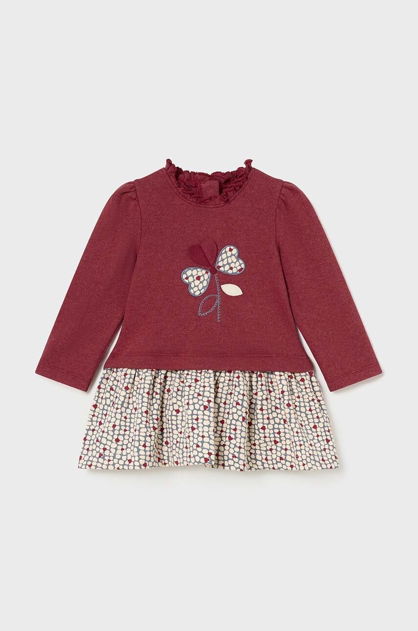 Mayoral rochie bebe culoarea rosu, mini, evazati, 2917 Mayoral rochie bebe culoarea rosu, mini, evazati, 2917
