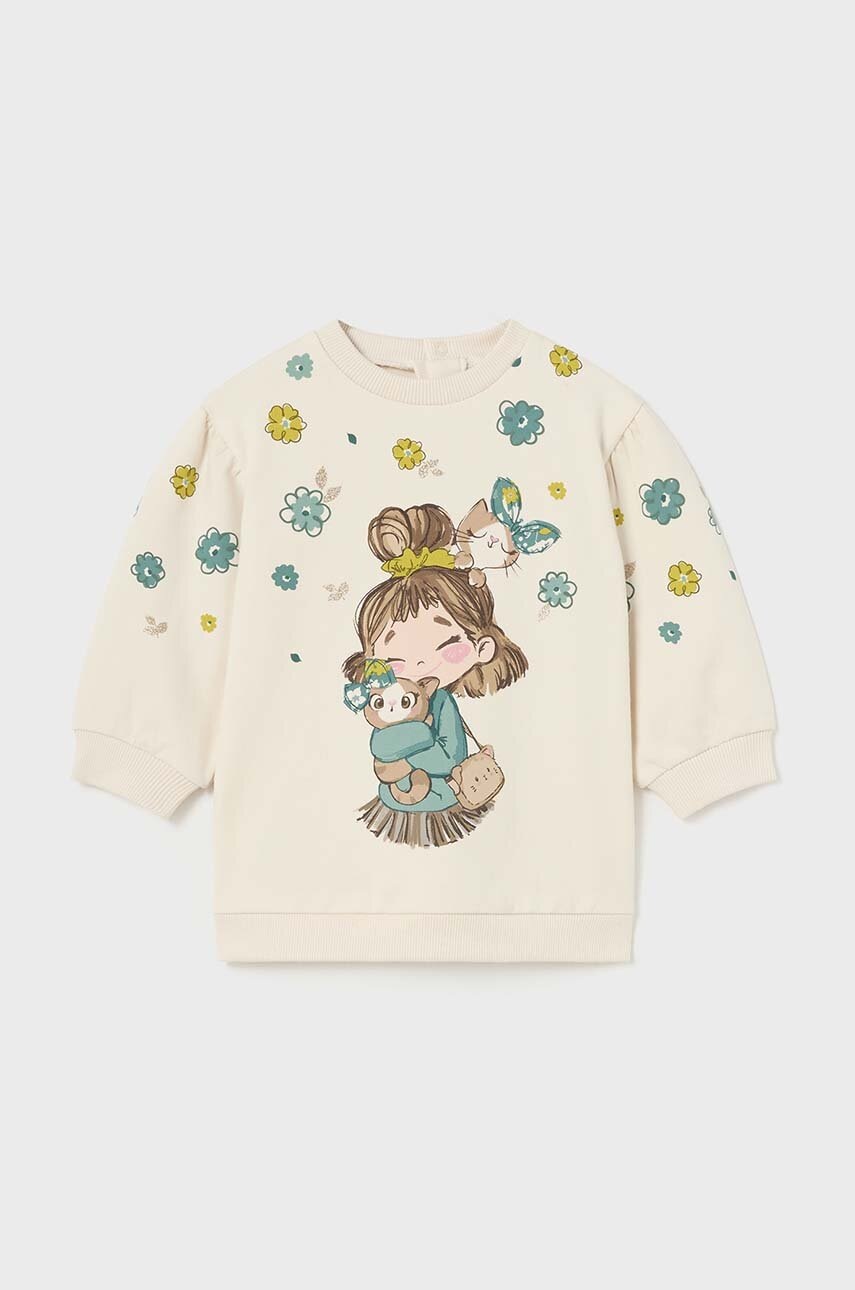 Платье для младенцев Mayoral цвет бирюзовый mini прямое 2922