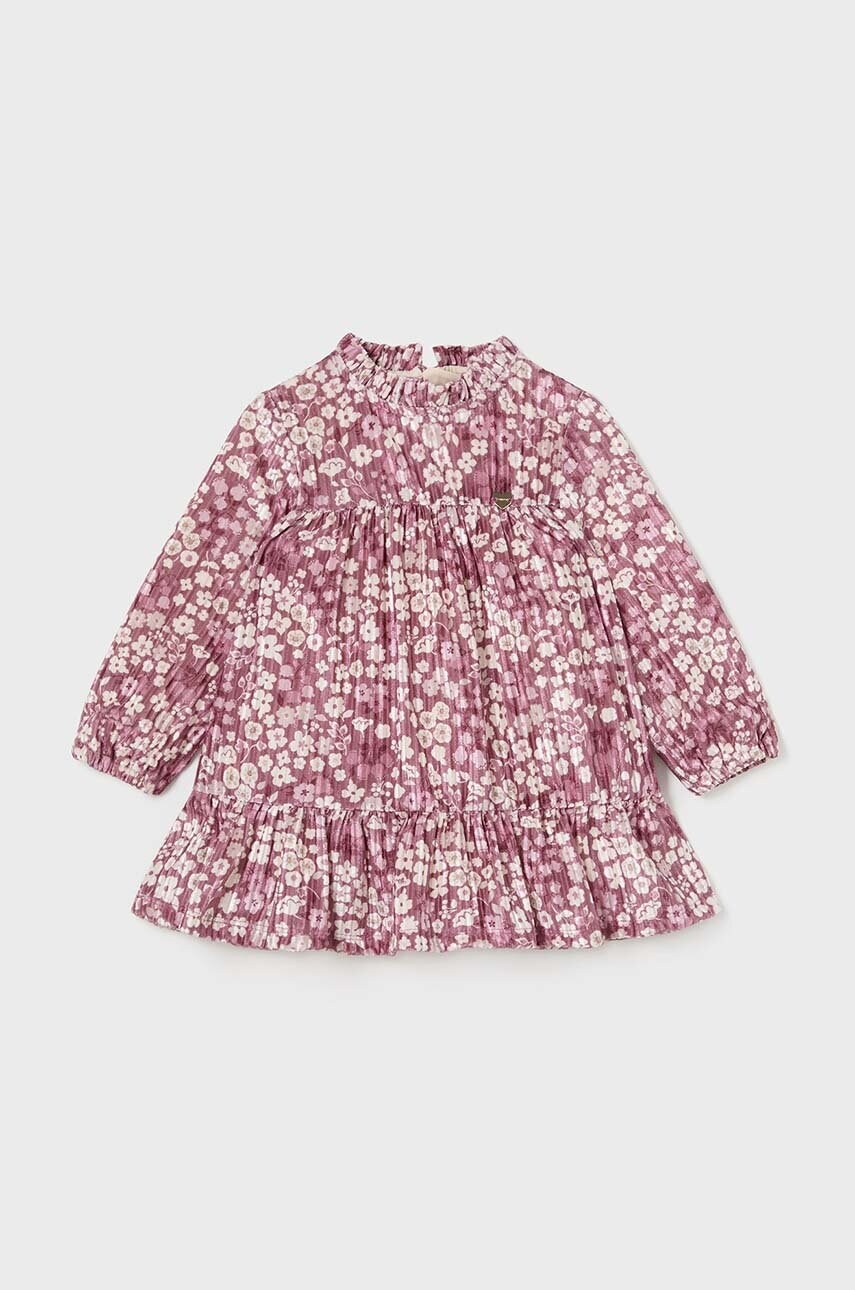 Mayoral rochie bebe culoarea roz, mini, evazati, 2923 Mayoral rochie bebe culoarea roz, mini, evazati, 2923