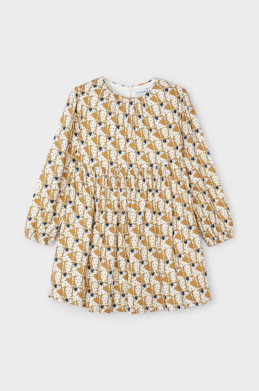 Детское платье Mayoral цвет розовый mini расклешённое 4920