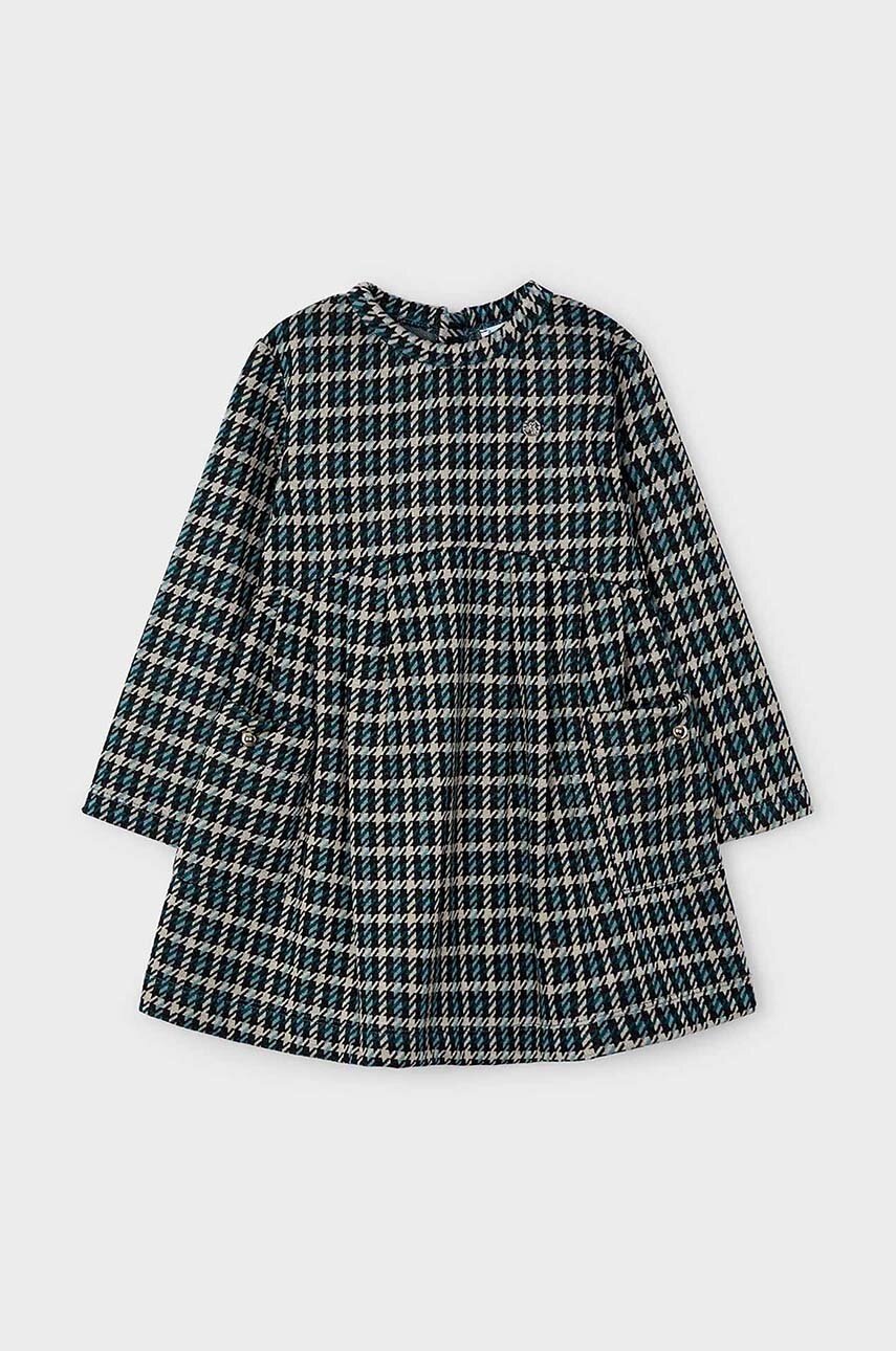 Дитяча сукня Mayoral колір зелений mini розкльошена 4928