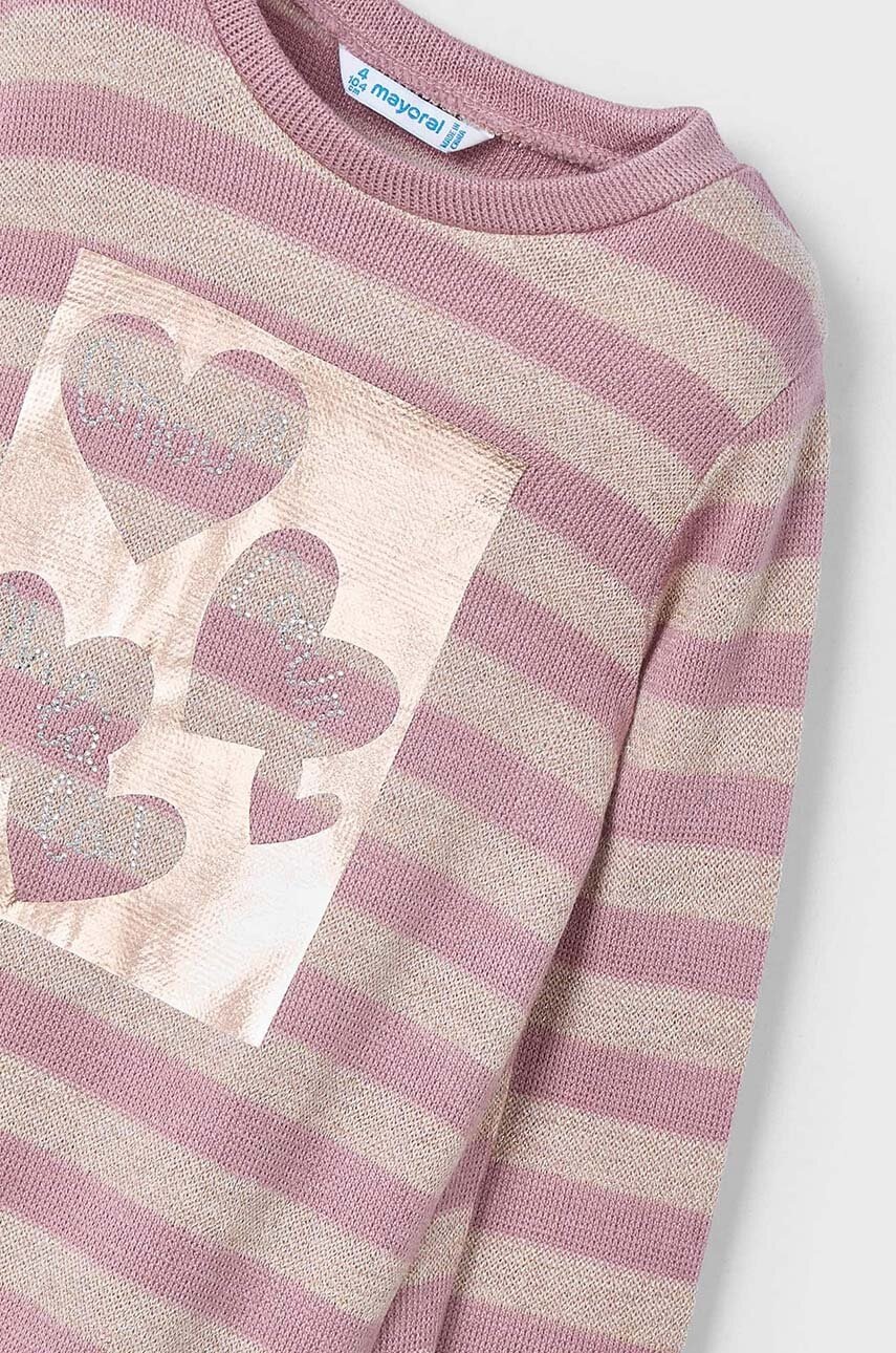 Детское платье Mayoral цвет розовый mini расклешённое 4929