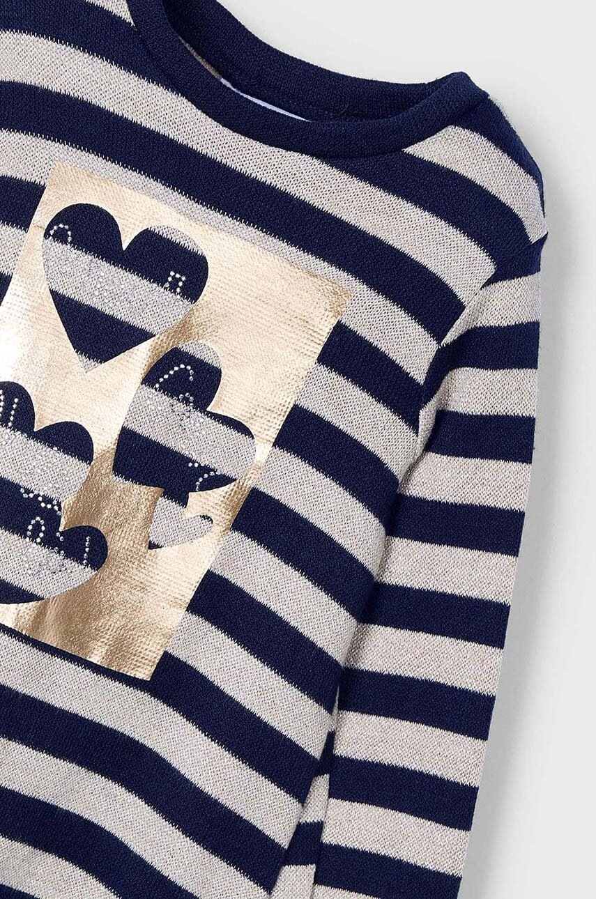 Детское платье Mayoral цвет синий mini расклешённое 4929