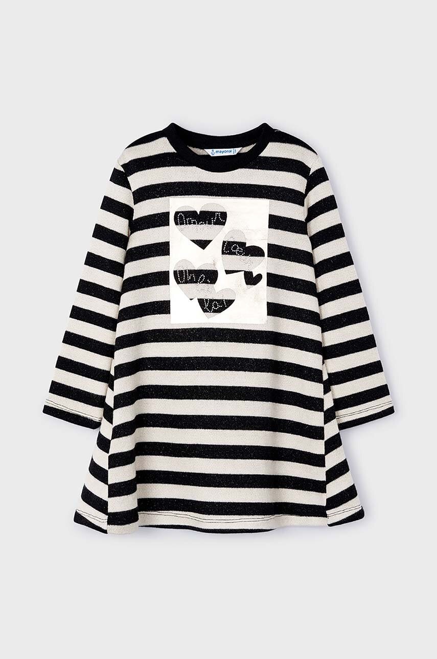 Дитяча сукня Mayoral колір чорний mini розкльошена 4929