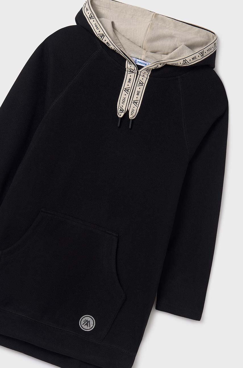 Дитяча сукня Mayoral колір чорний mini пряма 7983