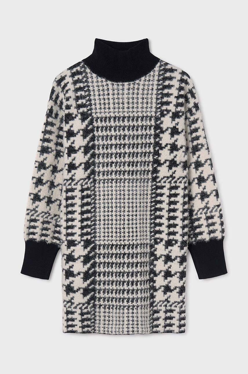 Дитяча сукня Mayoral колір чорний mini пряма 7987