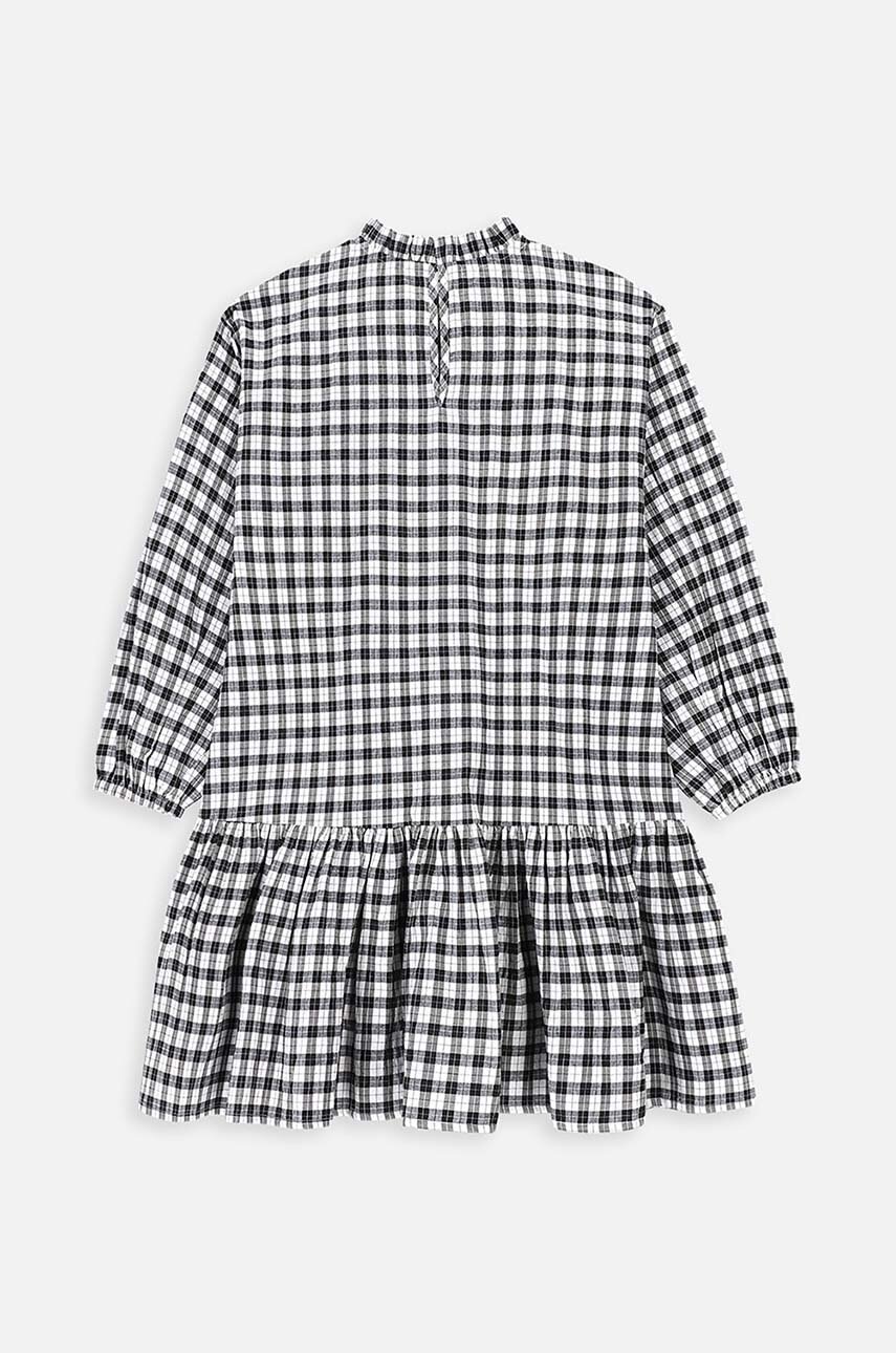 Детское платье Coccodrillo цвет серый mini расклешённое BACK TO SCHOOL GIRL