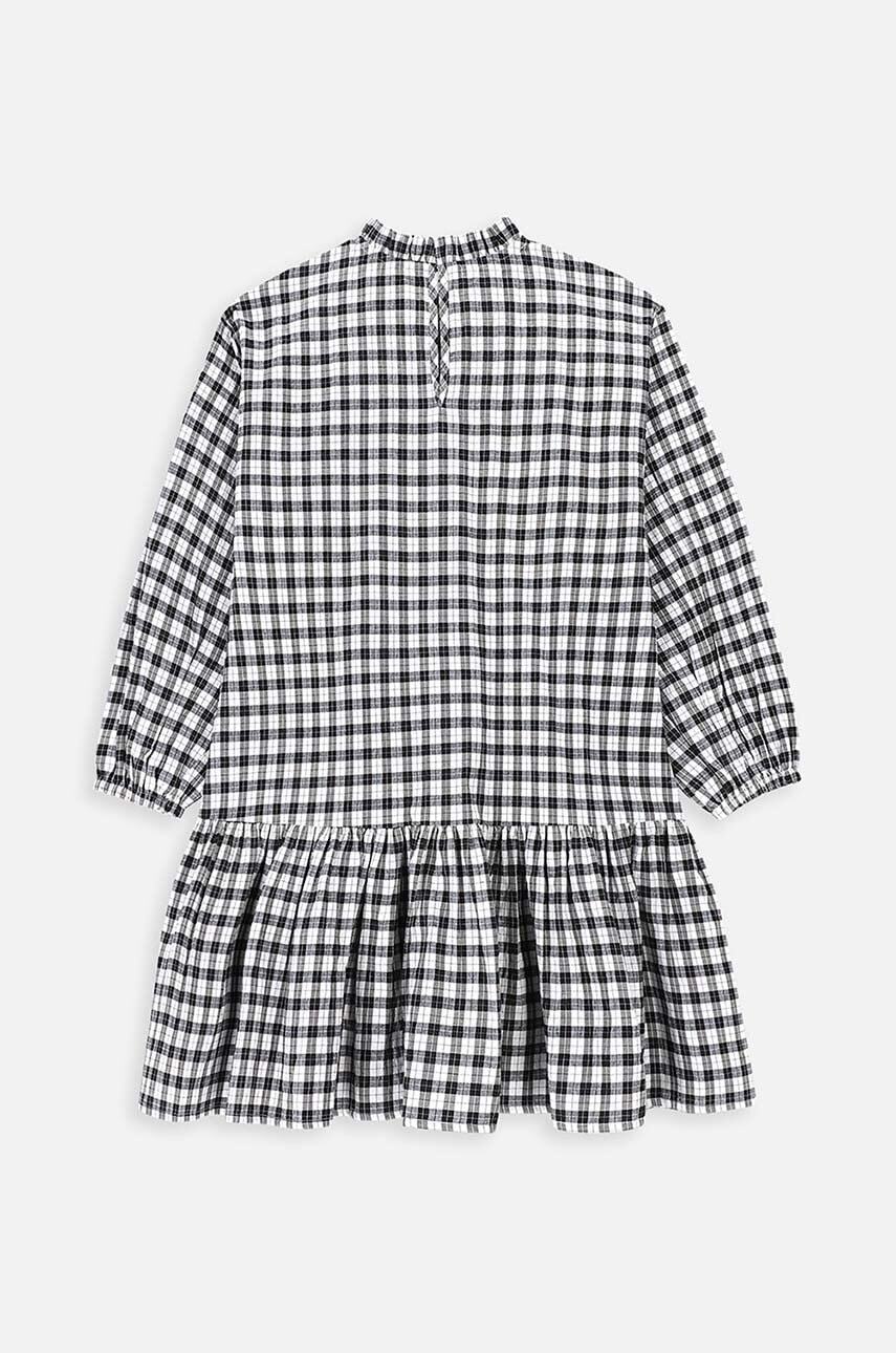 Детское платье Coccodrillo цвет серый mini расклешённое BACK TO SCHOOL GIRL Детское платье Coccodrillo цвет серый mini расклешённое BACK TO SCHOOL GIRL