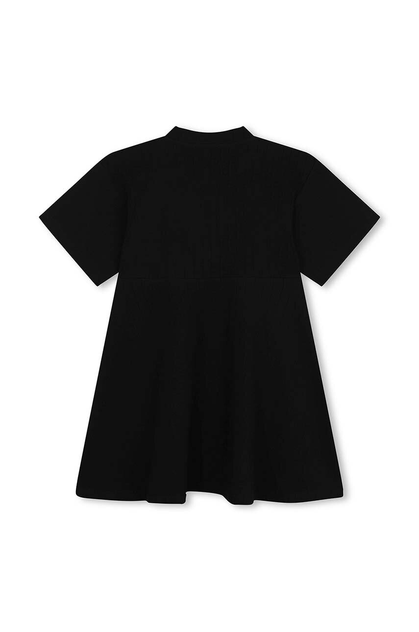 Детское платье Dkny цвет чёрный mini расклешённое D60252 в Полтаве Детское платье Dkny цвет чёрный mini расклешённое D60252 в Полтаве