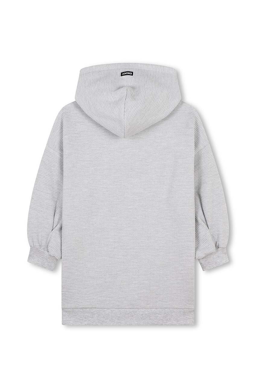 Дитяча сукня Dkny колір сірий mini oversize D60264