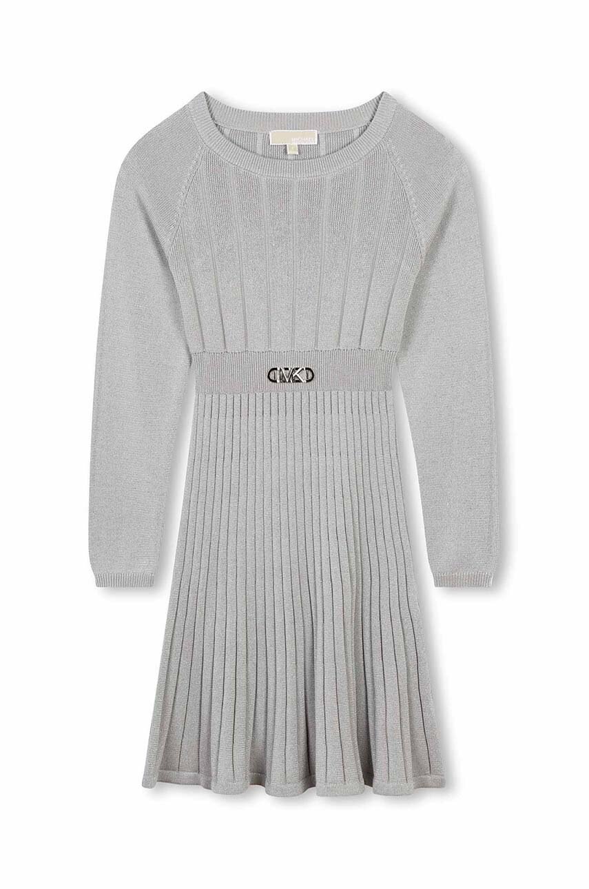 Детское платье Michael Kors цвет серый mini расклешённое R30169