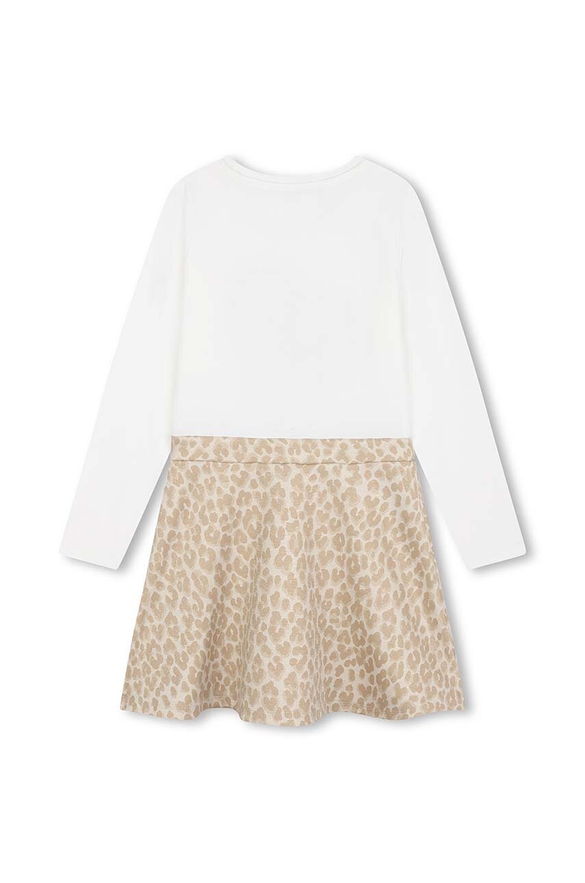 Детское платье Michael Kors цвет бежевый mini расклешённое R30171