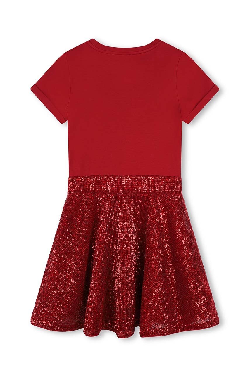 Детское платье Michael Kors цвет красный mini расклешённое R30173