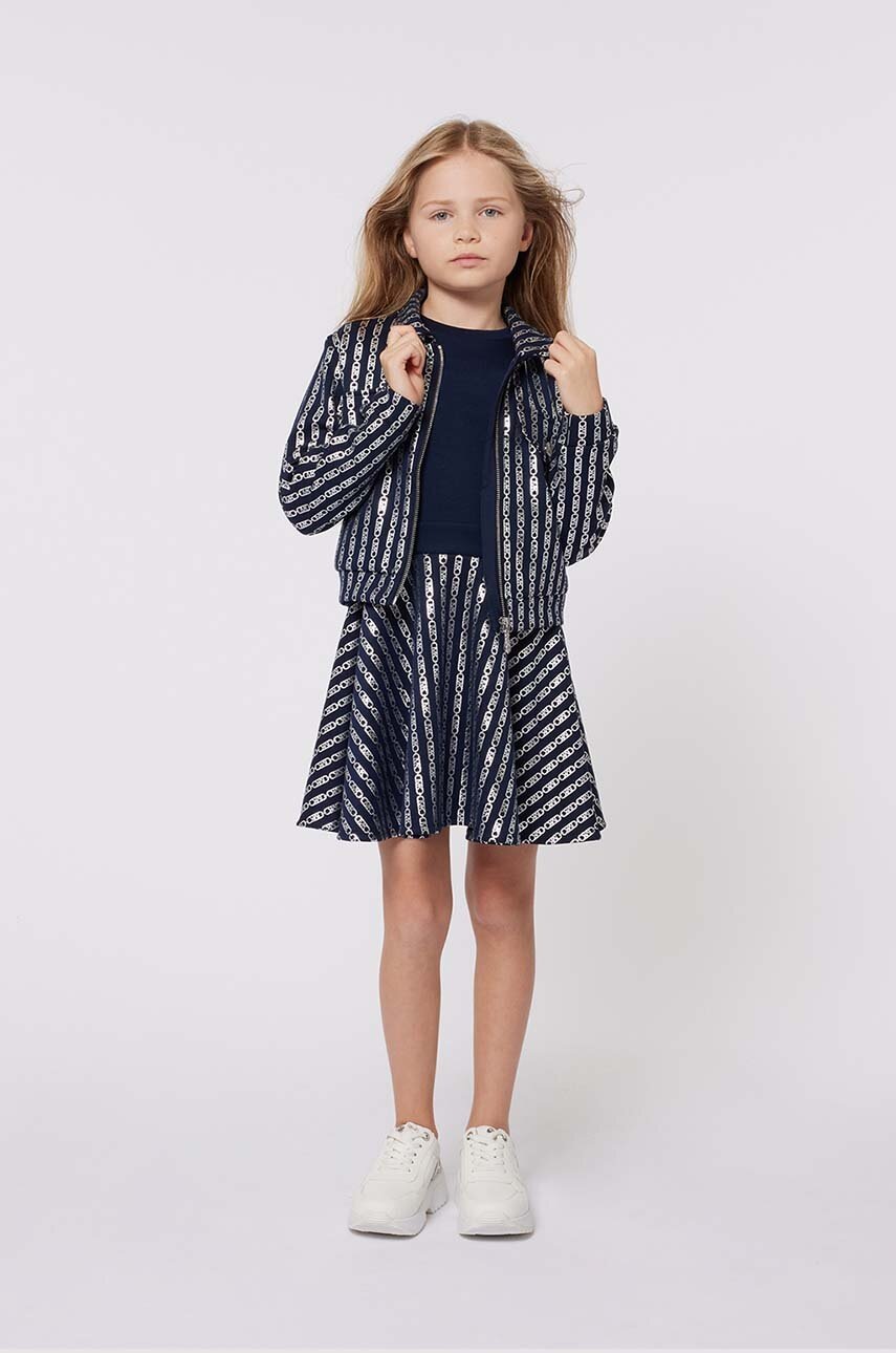 Michael Kors gyerek ruha sötétkék, mini, harang alakú, R30242 termék 2. képe