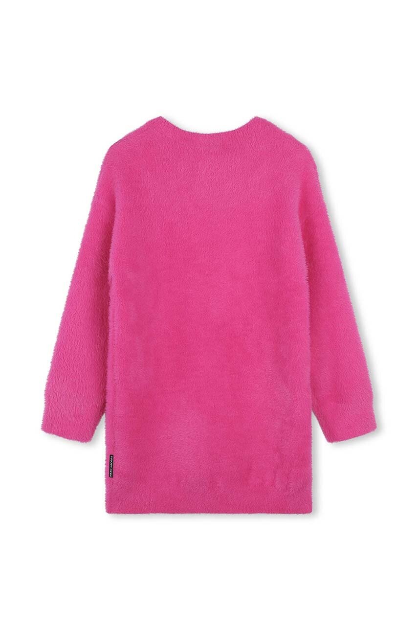 Детское платье Marc Jacobs цвет розовый mini прямое W60386 Детское платье Marc Jacobs цвет розовый mini прямое W60386