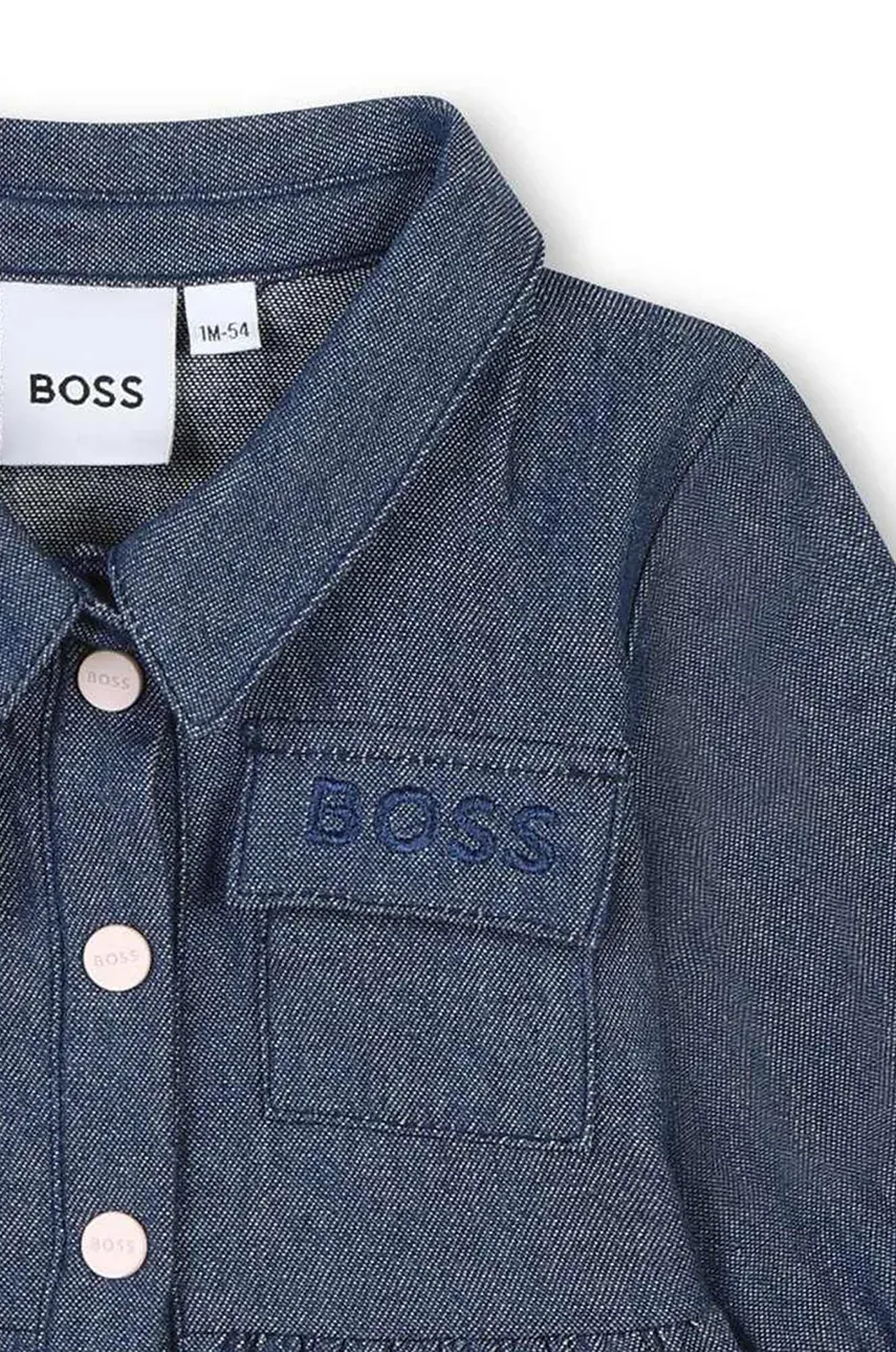 BOSS Rochie Din Denim Pentru Bebeluși Mini, Evazati, J51080