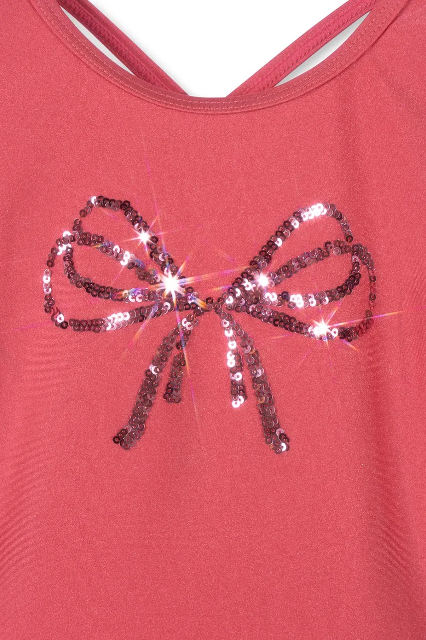 Konges Sløjd gyerek ruha BALLERINA SEQUIN DRESS rózsaszín, mini, harang alakú, KS101886 termék 2. képe