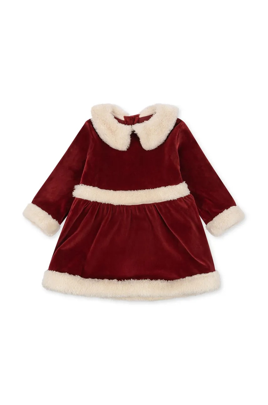 Платье Konges Sløjd CHRISTMAS DRESS GRS цвет красный mini расклешённое KS101924 Платье Konges Sløjd CHRISTMAS DRESS GRS цвет красный mini расклешённое KS101924