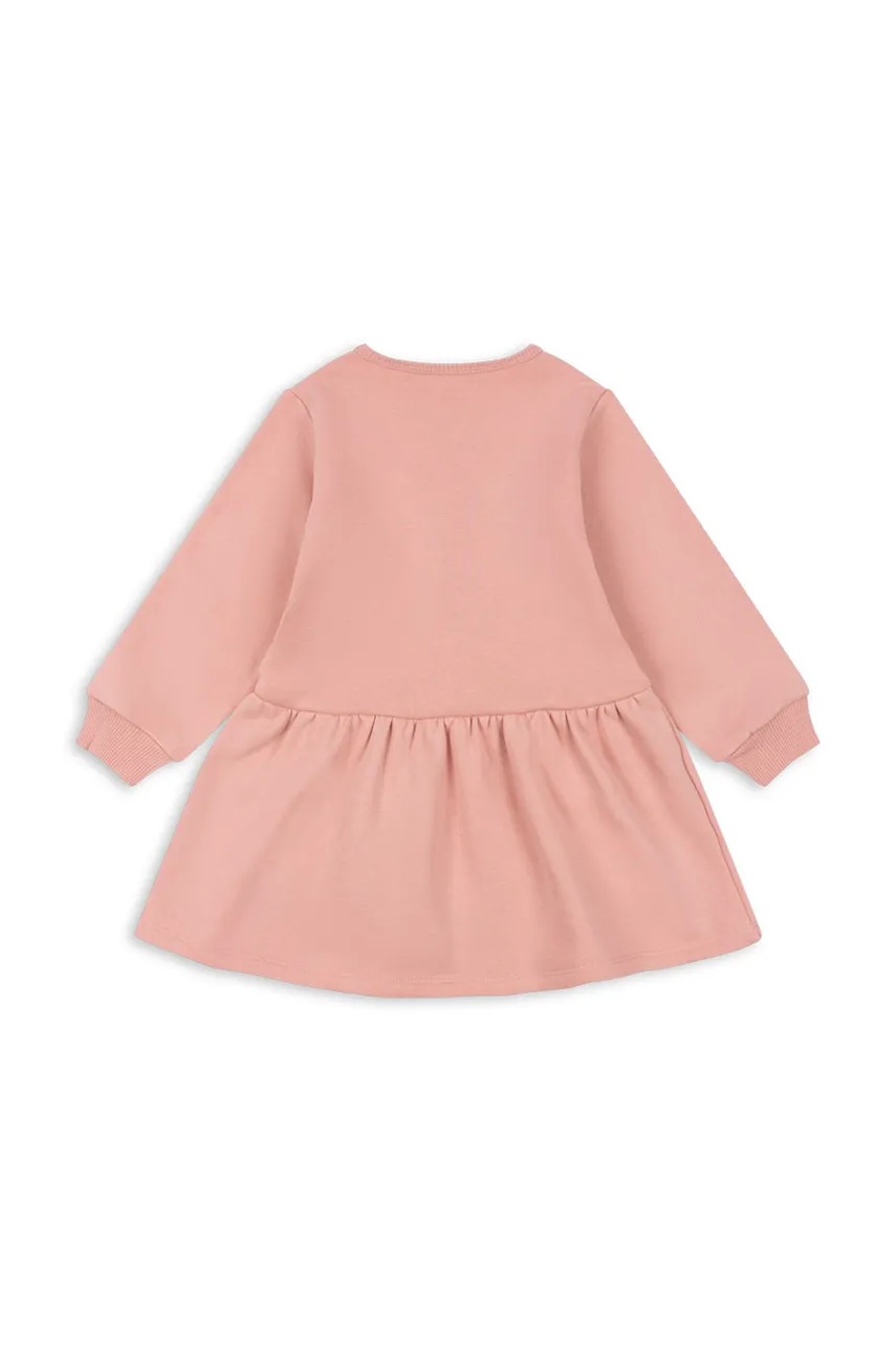 Дитяча сукня Konges Sløjd LOU TERRY SWEAT DRESS OCS колір рожевий mini розкльошена KS102022