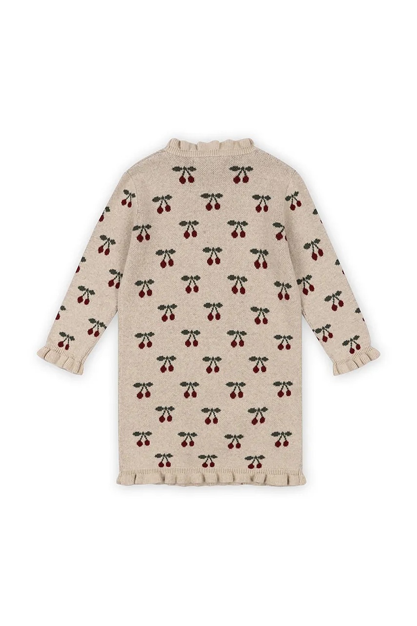 Детское платье Konges Sløjd SIKA KNIT DRESS цвет бежевый mini прямое KS102099 Детское платье Konges Sløjd SIKA KNIT DRESS цвет бежевый mini прямое KS102099