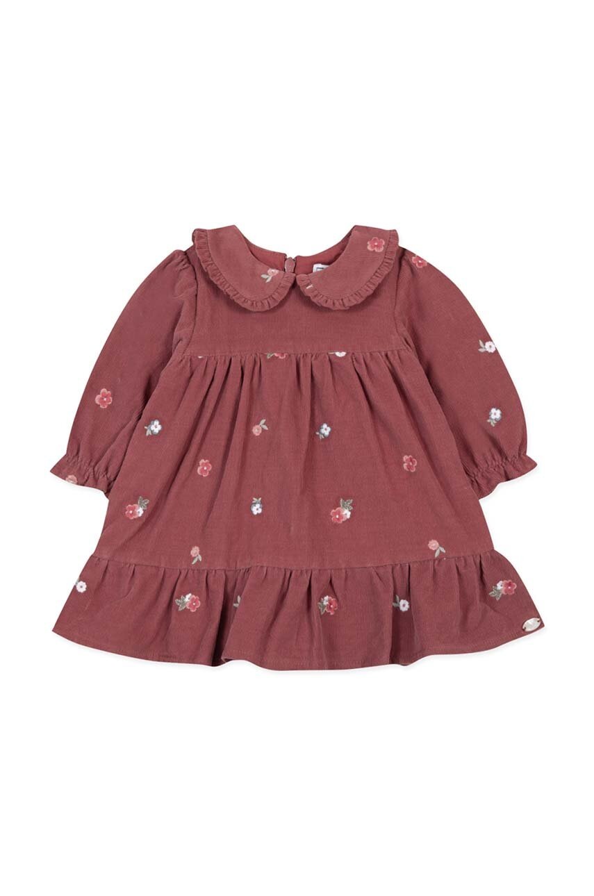 Детское хлопковое платье Tartine et Chocolat цвет розовый mini расклешённое TZ30221