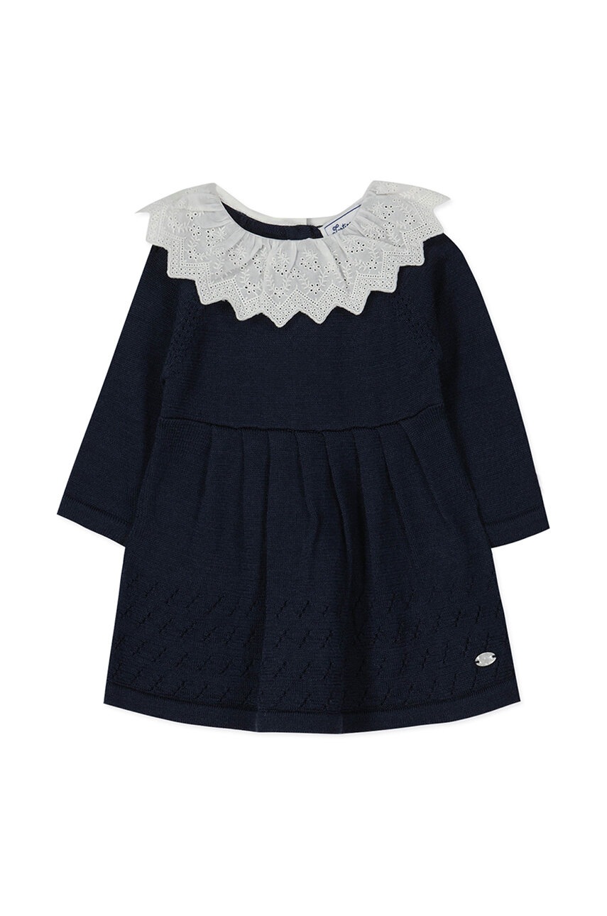 Детское платье Tartine et Chocolat цвет синий mini расклешённое TZ30011