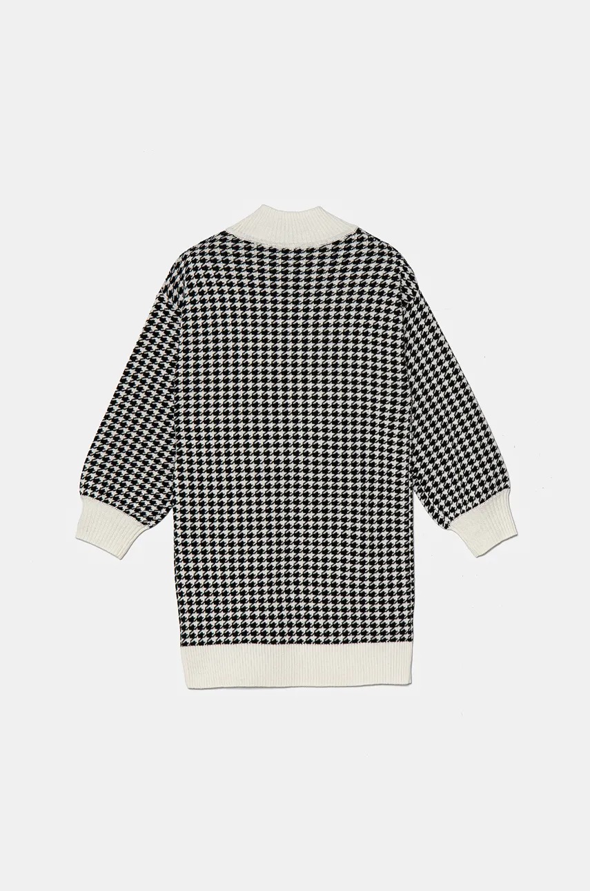Детское платье с примесью шерсти Guess цвет белый mini oversize J4BK04 Z3K10