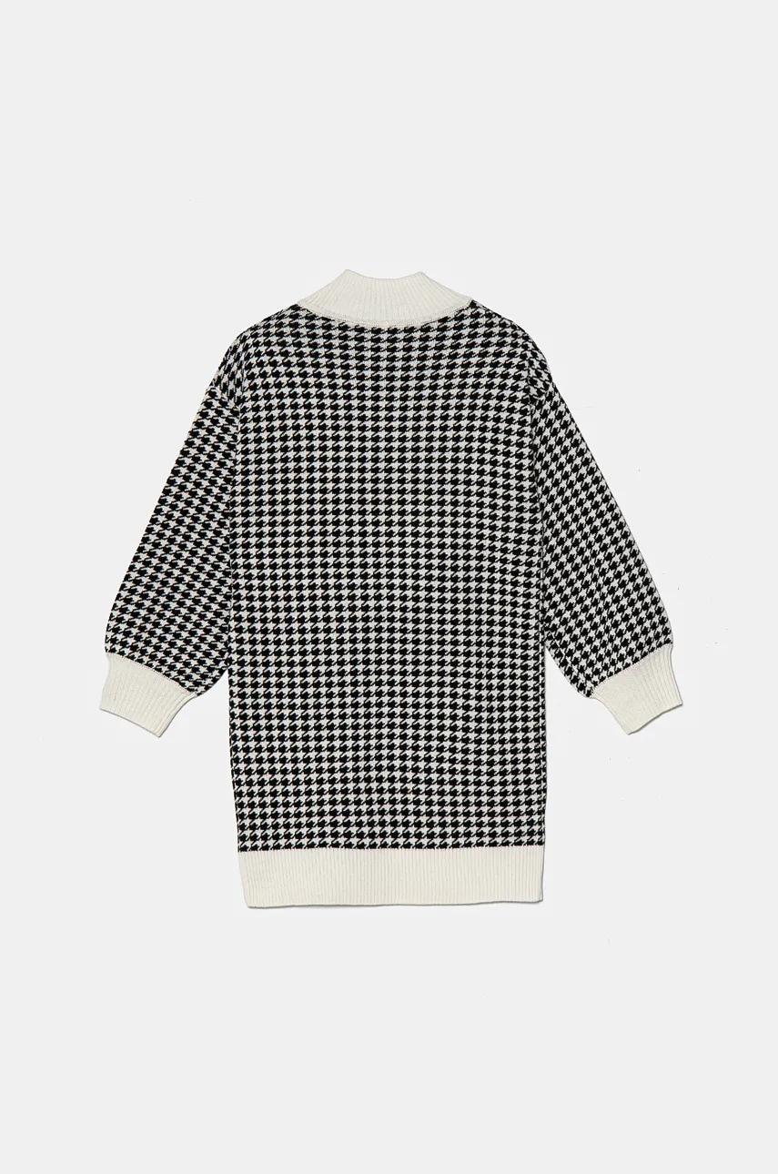 Детское платье с примесью шерсти Guess цвет белый mini oversize J4BK04 Z3K10 Детское платье с примесью шерсти Guess цвет белый mini oversize J4BK04 Z3K10