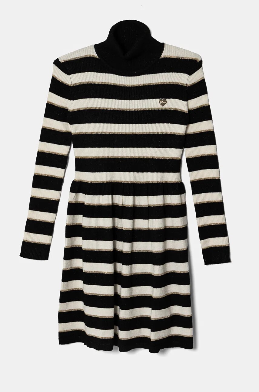 Levně Dívčí šaty Guess černá barva, mini, J4BK07 Z3I42