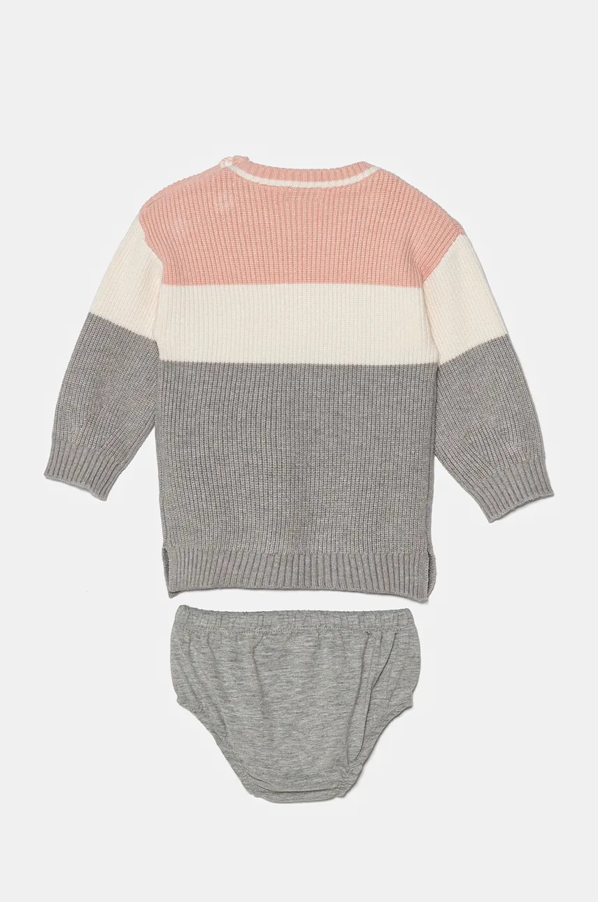 Платье для младенцев Guess цвет серый mini oversize A4BK09 Z3FU0
