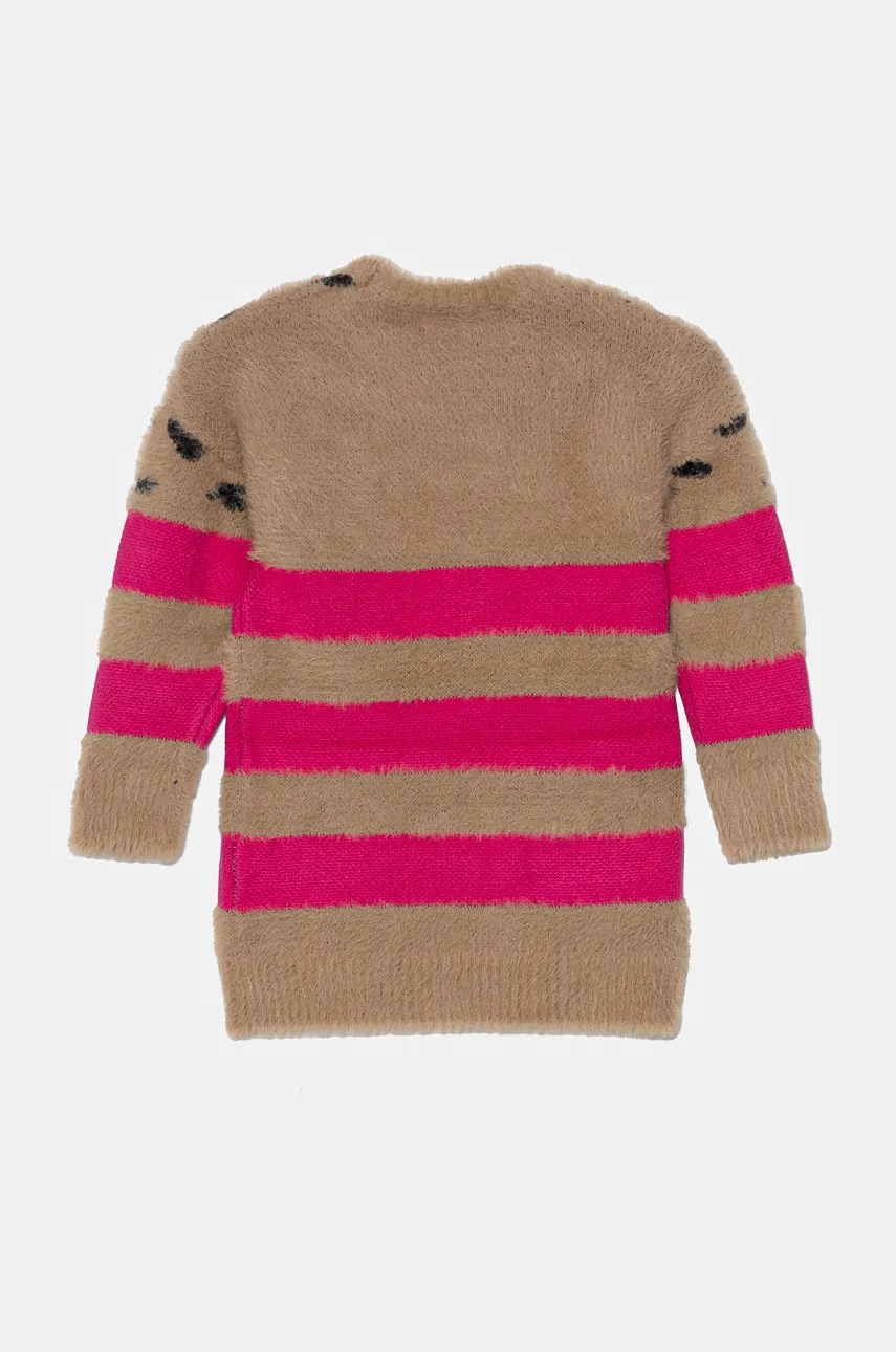 Детское платье Pinko Up цвет бежевый mini прямое F4PIBGDR127