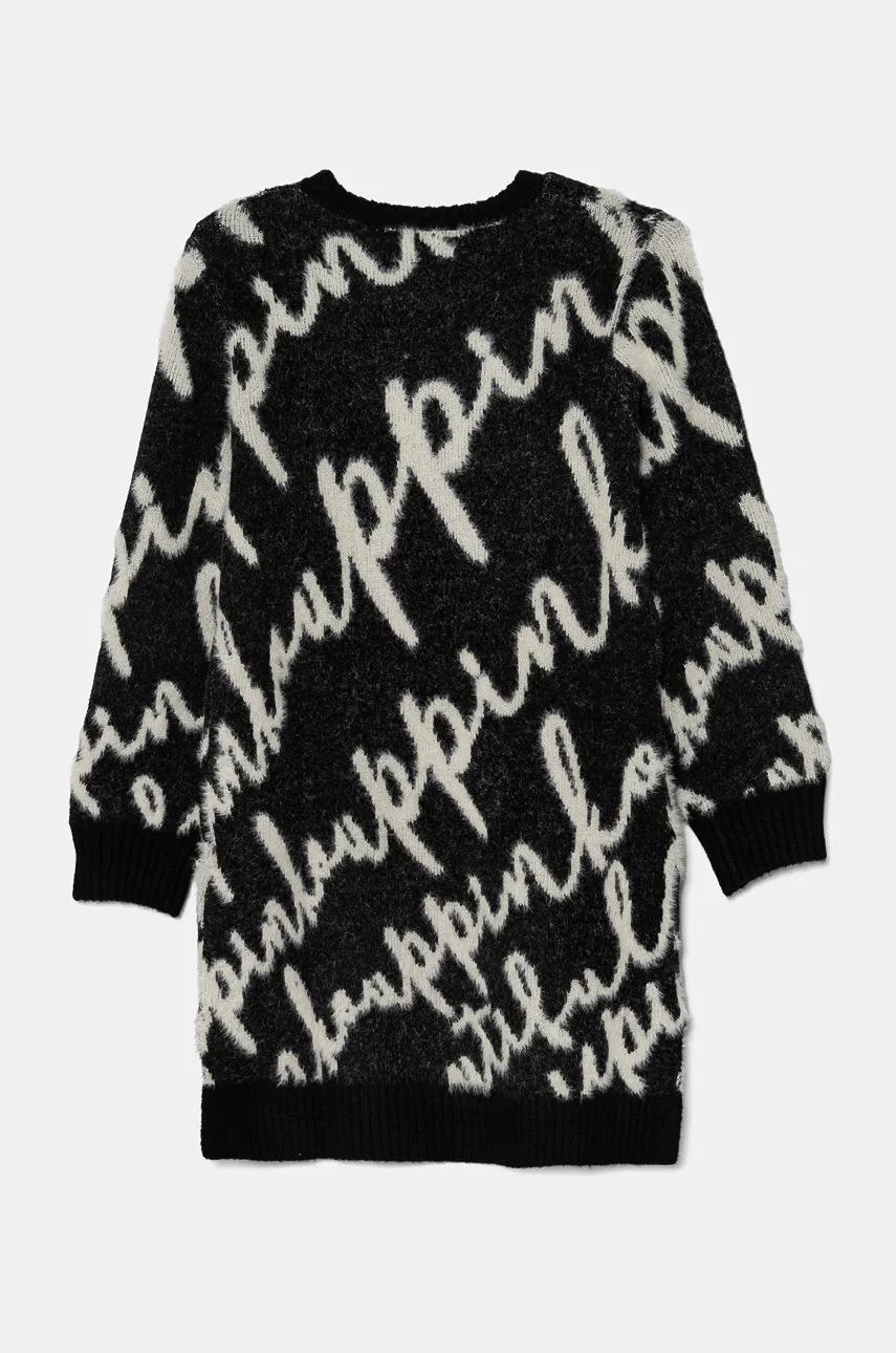 Детское платье Pinko Up цвет чёрный mini прямое F4PIJGDR047