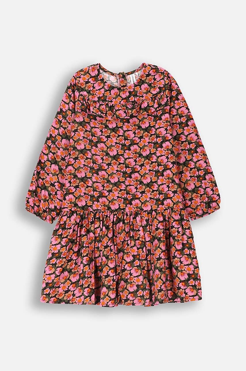 Детское платье Coccodrillo цвет белый mini расклешённое MYSTIC NATURE GIRL KIDS Детское платье Coccodrillo цвет белый mini расклешённое MYSTIC NATURE GIRL KIDS