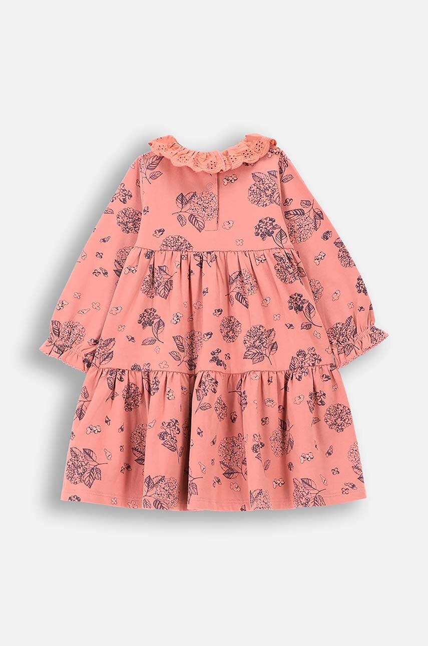 Детское хлопковое платье Coccodrillo цвет розовый mini расклешённое FLOWERS GIRL NEWBORN в Ровном Детское хлопковое платье Coccodrillo цвет розовый mini расклешённое FLOWERS GIRL NEWBORN в Ровном