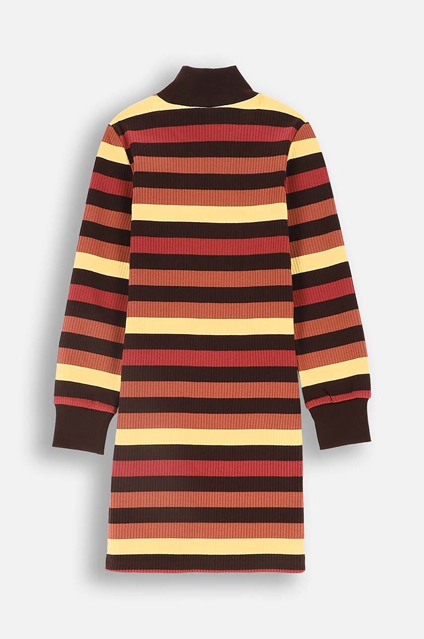 Хлопковое детское платье Coccodrillo цвет белый mini облегающее RODEO GIRL JUNIOR