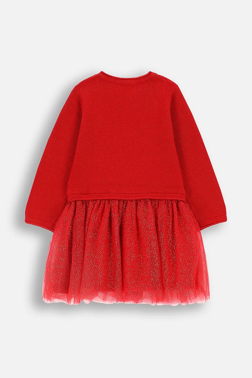 Детское платье Coccodrillo цвет красный mini расклешённое ELEGANT BABY GIRL Детское платье Coccodrillo цвет красный mini расклешённое ELEGANT BABY GIRL