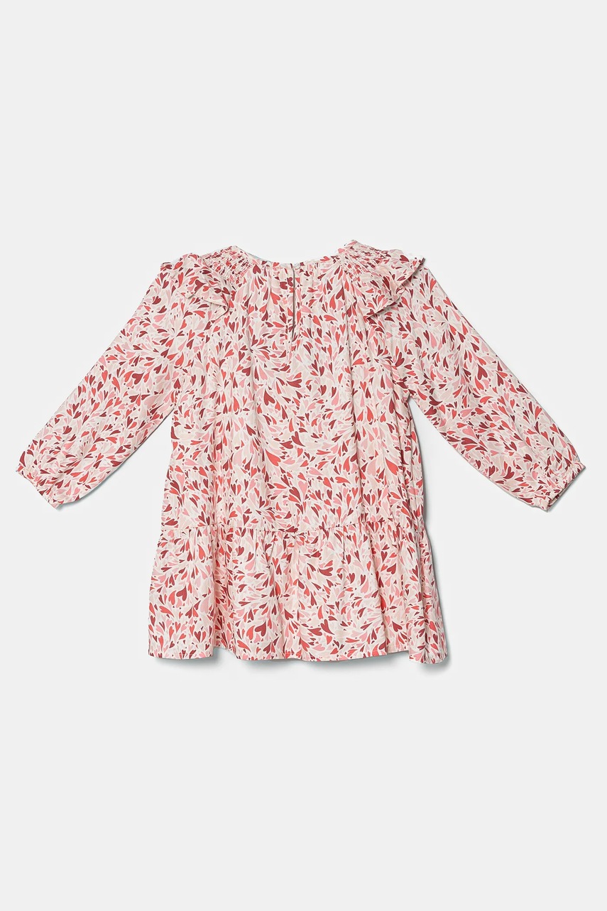 Детское платье United Colors of Benetton цвет розовый mini расклешённое 4WUAGV01U