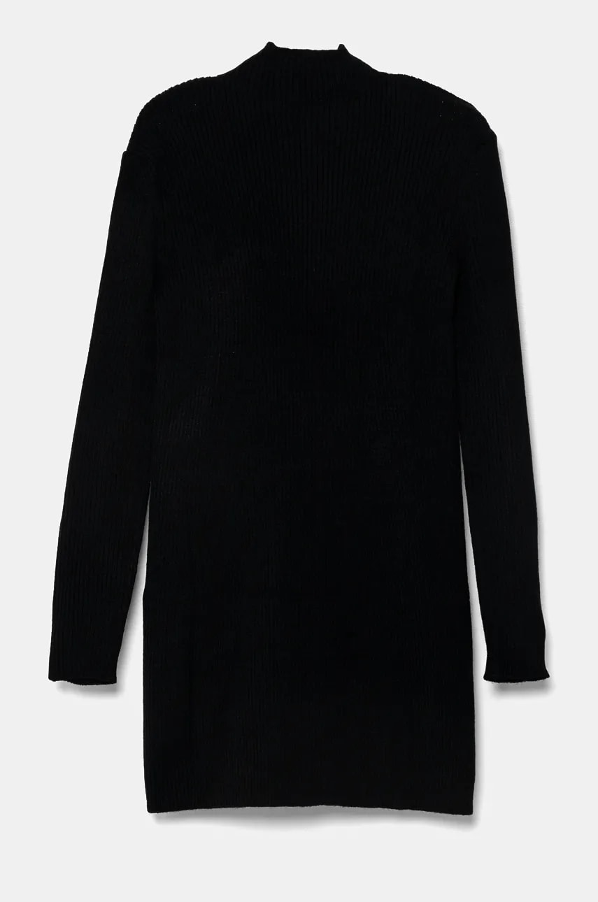 United Colors of Benetton rochie fete culoarea negru, mini, mulata, 1170CV006 United Colors of Benetton rochie fete culoarea negru, mini, mulata, 1170CV006