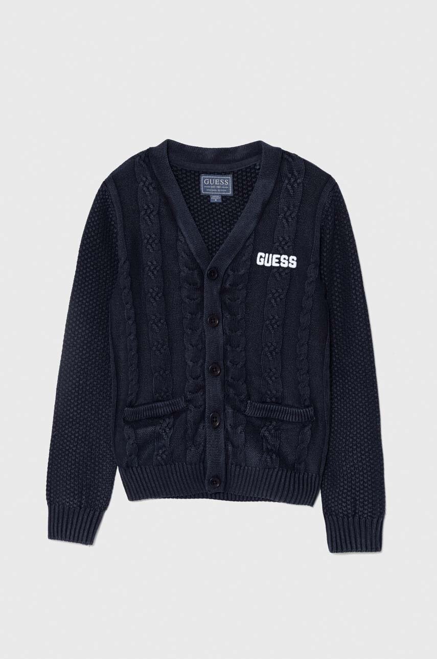 

Детска жилетка Guess в тъмносиньо L4YR04 Z3FE0, Тъмносин