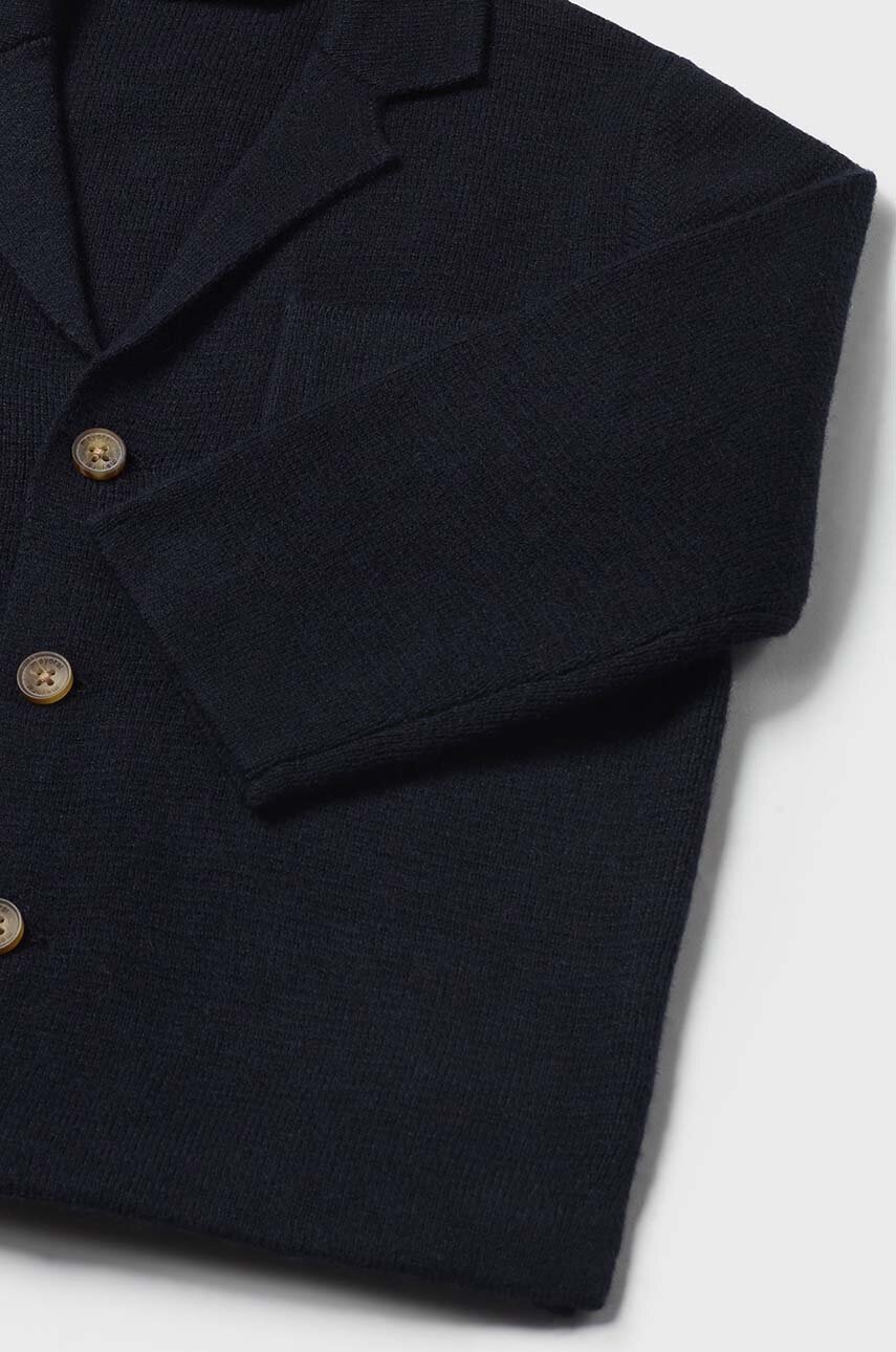 Детский кардиган с примесью шерсти Mayoral цвет синий 2464 Детский кардиган с примесью шерсти Mayoral цвет синий 2464