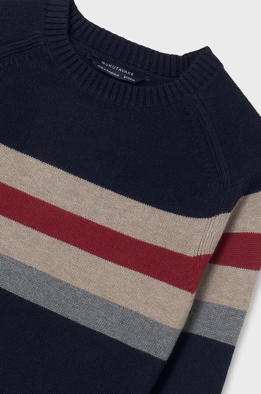 Дитячий светр з домішкою вовни Mayoral колір синій 7393