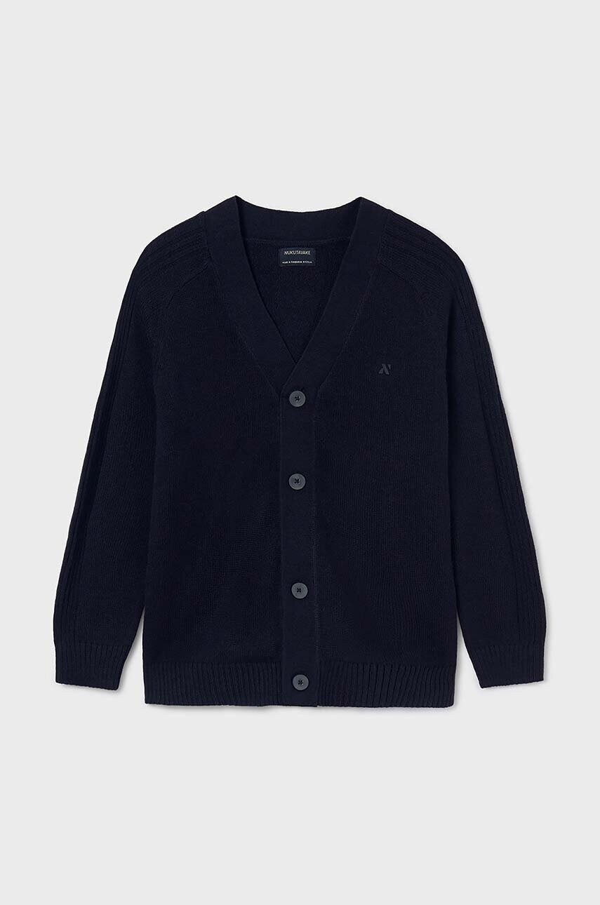 Mayoral cardigan cu amestec de lână pentru copii culoarea albastru marin, light, 7394