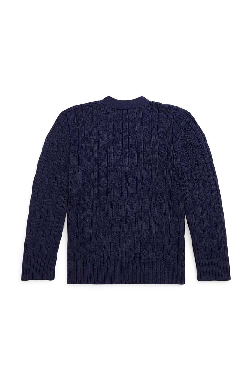 Детский хлопковый кардиган Polo Ralph Lauren цвет синий 322925717006