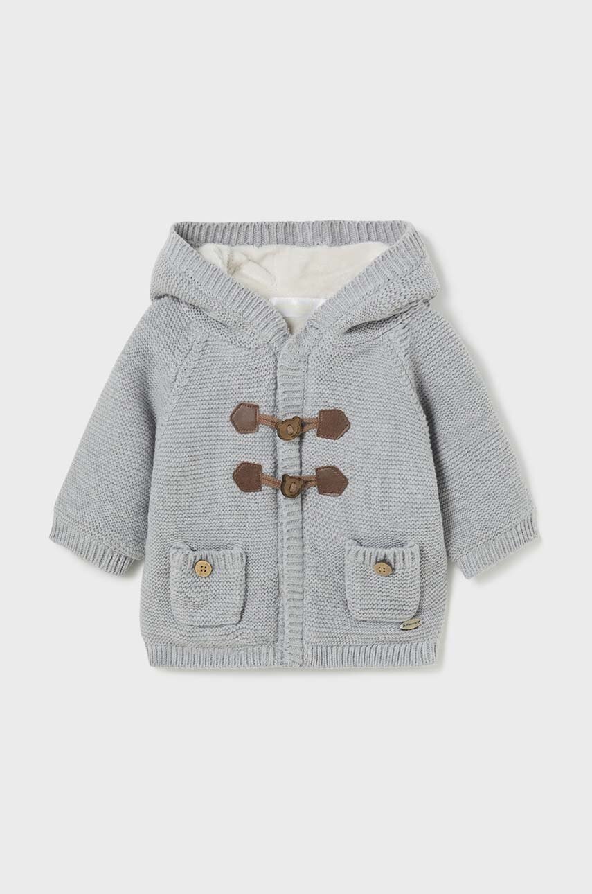 

Детска жилетка Mayoral Newborn в сиво 2303, Сив