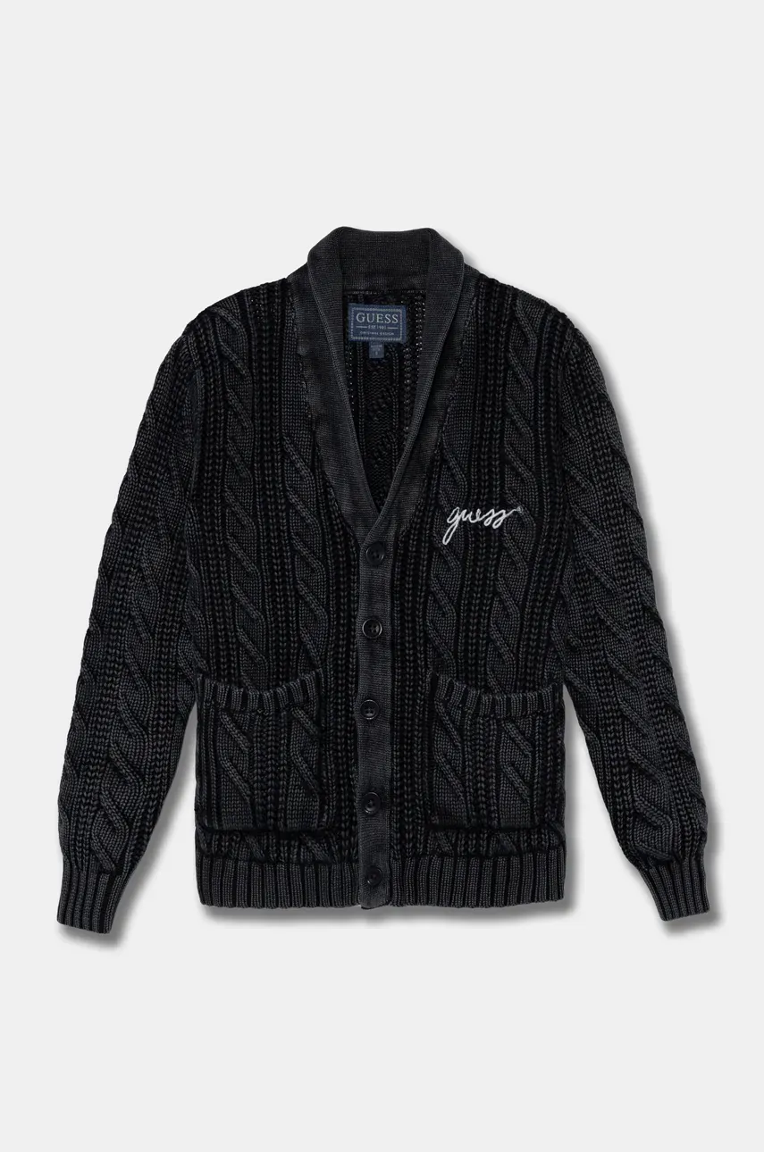 Levně Svetr Guess tmavomodrá barva, L4BR03 Z3IT1