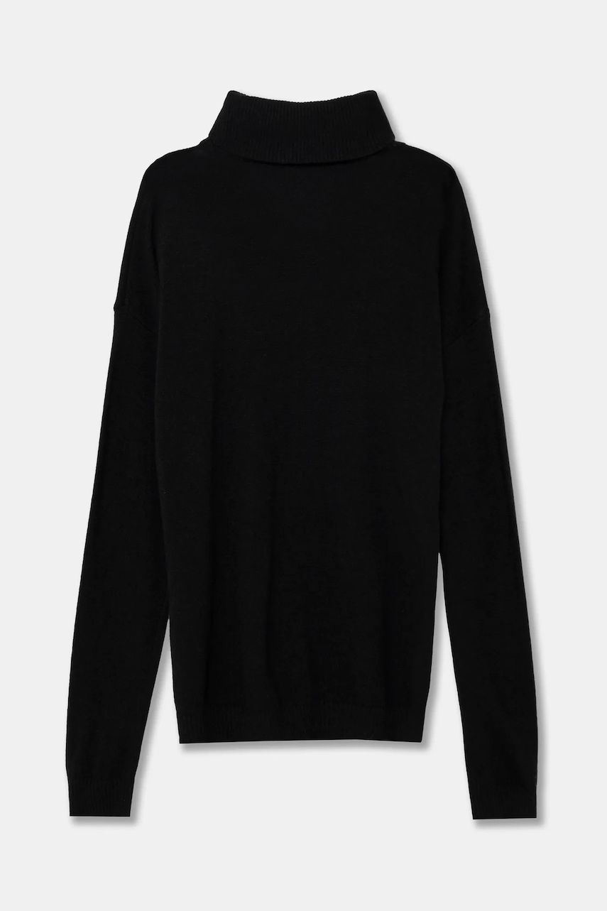Детский свитер с примесью шерсти United Colors of Benetton цвет чёрный 1032C200D Детский свитер с примесью шерсти United Colors of Benetton цвет чёрный 1032C200D