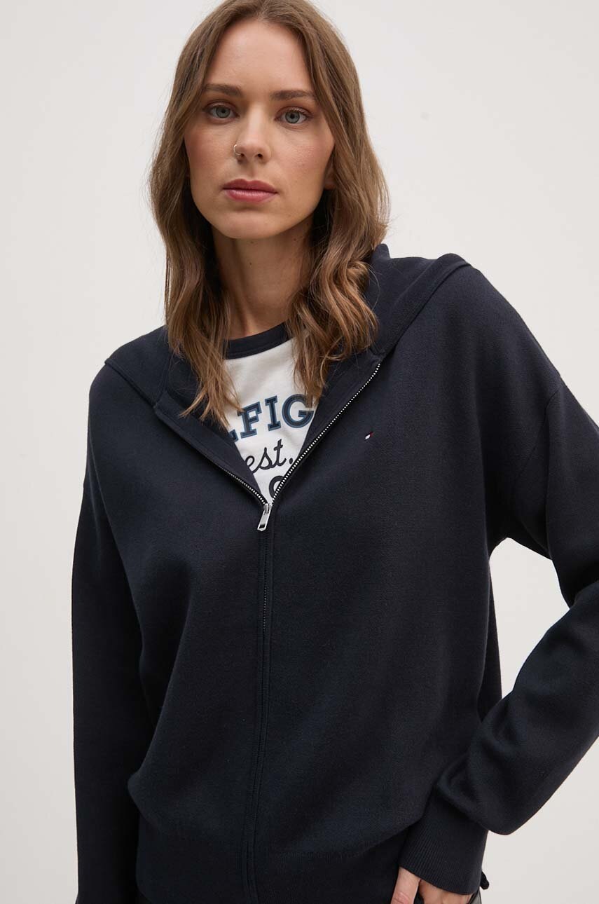 

Жилетка Tommy Hilfiger в тъмносиньо от лека материя WW0WW42018, Тъмносин