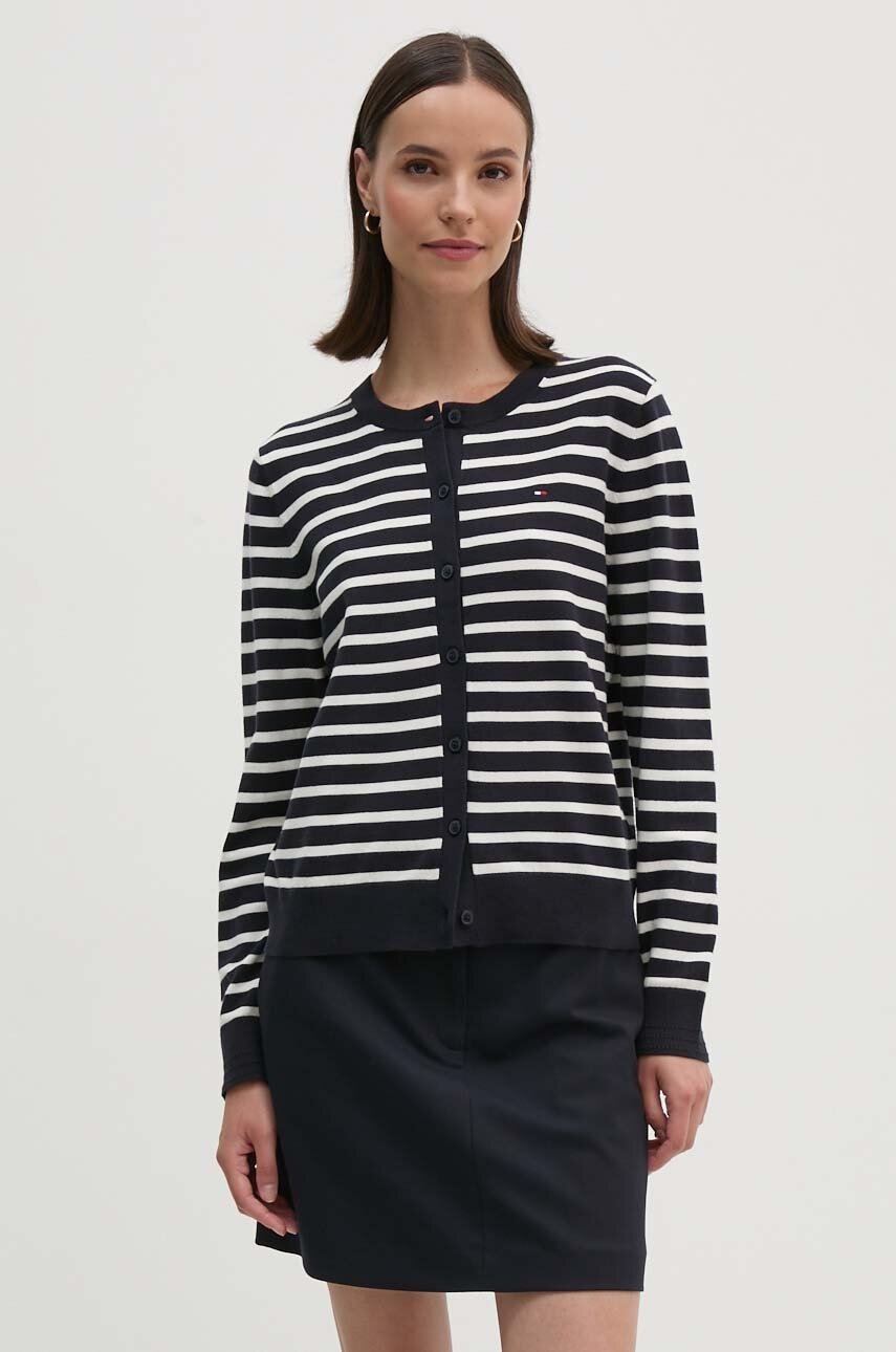 

Жилетка Tommy Hilfiger в тъмносиньо от лека материя WW0WW42370, Тъмносин
