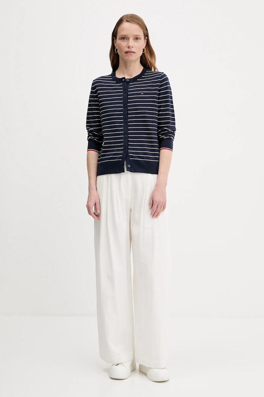 Джемпер Tommy Hilfiger цвет синий лёгкий WW0WW42370 Джемпер Tommy Hilfiger цвет синий лёгкий WW0WW42370